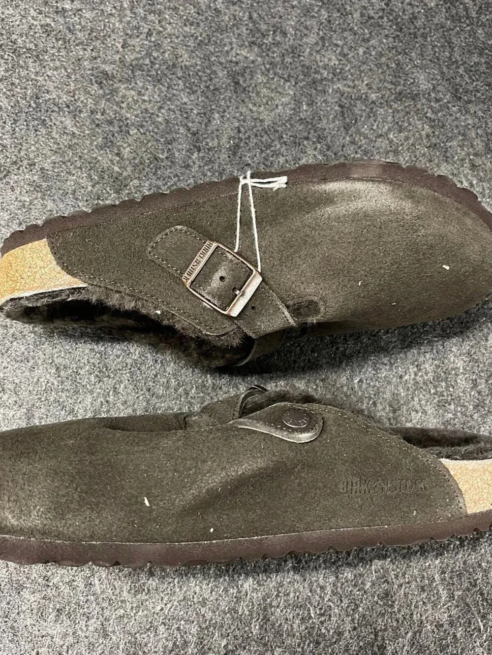BIRKENSTOCK Boston Shearling Clog Unisex Size US M6/W8 Mocca New